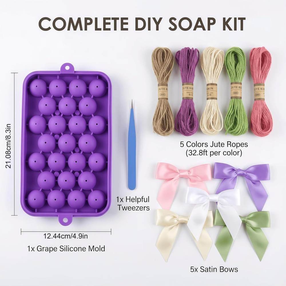 Trauben-Silikon-Seifenform DIY – Soap Making Gifts Bewertung und Preis